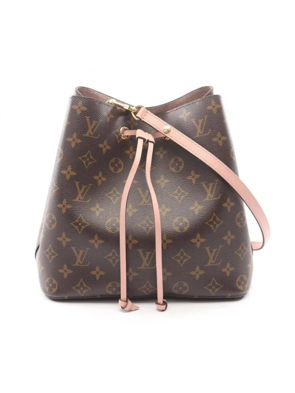 Louis Vuitton Shoulder Bag Neo Noe Rose Poudre Canvas Leather